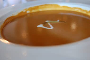 Eggplant soup