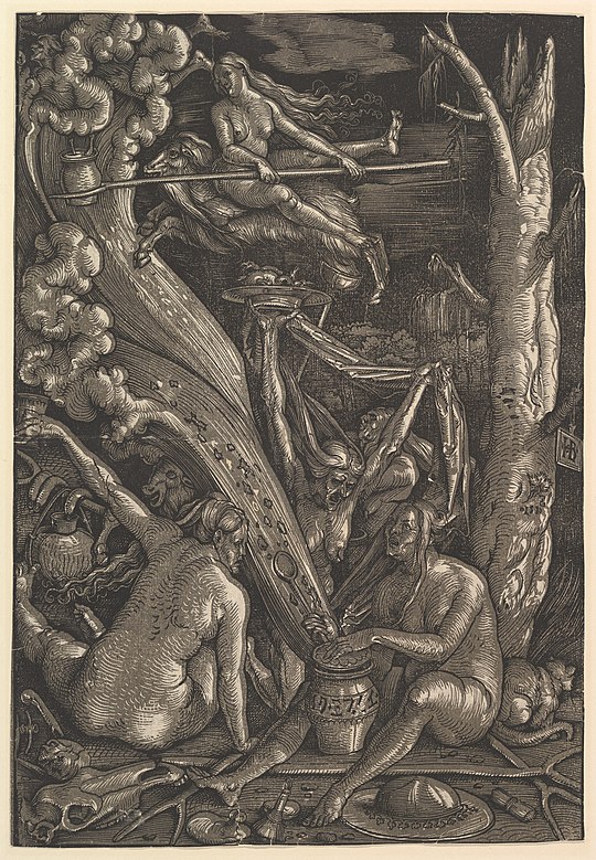 "Hans Baldung’s "The Witches" (Wikimedia Commons)