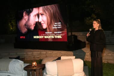 Erin Foster speaks during Netflix's "Nobody Wants This" LA Tastemaker Event on September 25, 2024 in Los Angeles, California.