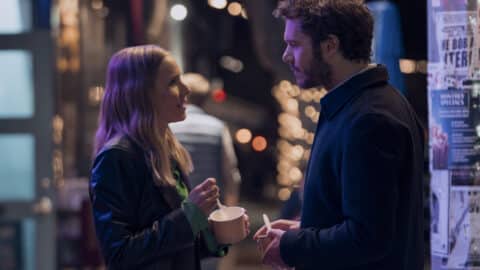 Nobody Wants This. (L to R) Kristen Bell as Joanne, Adam Brody as Noah in episode 102 of Nobody Wants This.