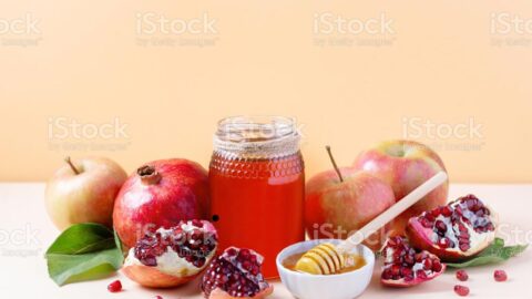 Photo of everything you'll need for hosting Rosh Hashanah