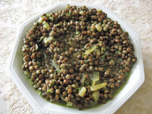 Israeli lentil salad - Unpacked