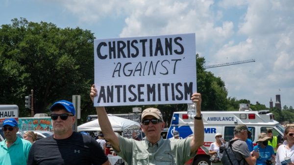 Christian protesters attend the No Fear rally in Washington, D.C., on Sunday, July 11, 2021. (Photo: John Kunza/Unpacked)